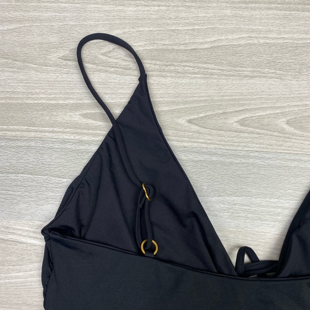 LSPACE Piper Classic One-Piece Swimsuit Tie Keyhole Black Size XS - Picture 14 of 15